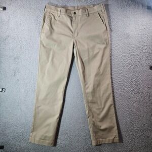 Duluth Trading 40 Grit Chino‎ Pants Men 36 x 30 Slim Fit Light Khaki